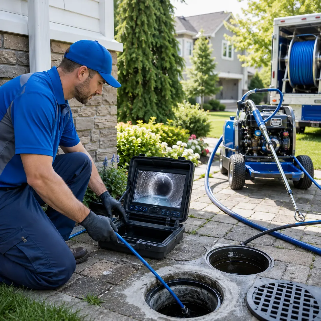 Outdoor drain cleaning professionals serving Blanco, NM